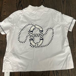 Hermes Tshirt size 38, never worn white new with tag